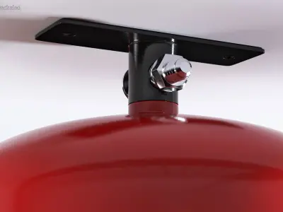 Fire Safety SG Automatic Fire Extinguisher 3D model