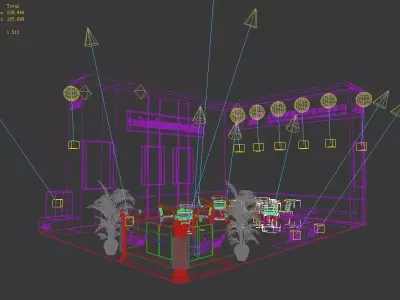Exhibition - Area - 6X8-3DMAX2009-011 3D model