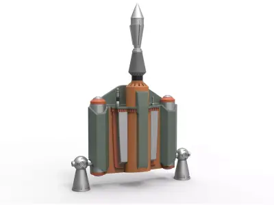 Boba Fett Jetpack from Star Wars The Empire Strikes Back 1980 3D print model