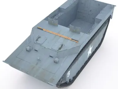 LVT 4 US - Guadalcanal 3D model