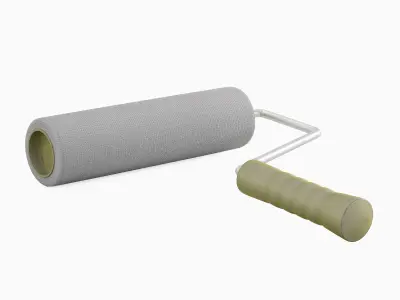 Paint Roller 02 Low-poly 3D model