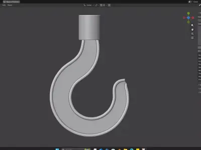 Crane Hook 3D print model