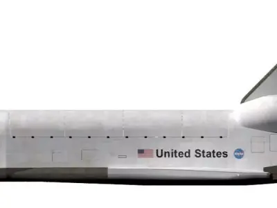 ULTRA DETAILED Space Shuttle - 9 Parts for 3D Printing 3D print model
