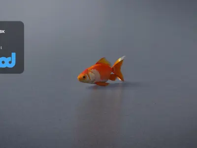 Gold Fish 3D model