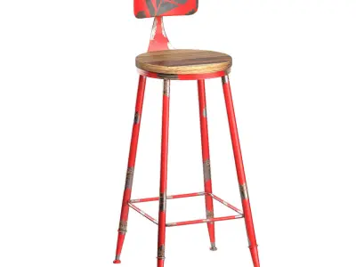 Bar Stool CRAFT 3D model