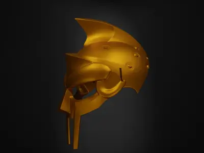 Gladiator Face Helmet Doom Face Mask - Gladiator Armor Part 3D print model purchase