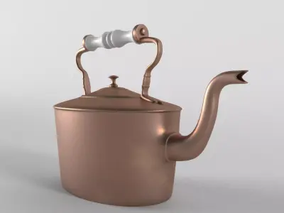 Vintage Tea Kettle 3D model