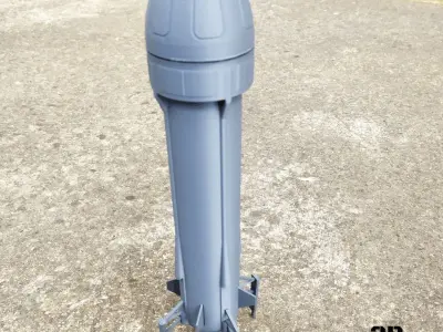 Blue Origin New Shepard Rocket -STL files for 3D printing 3D print model