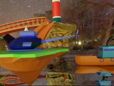 island 3D model