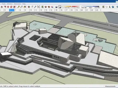 Sketchup Museum 123 3D model