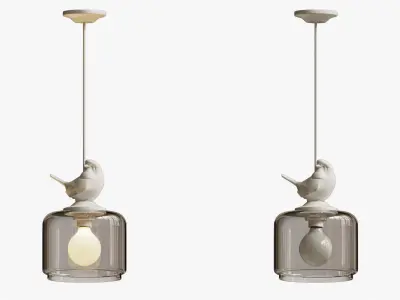 PROVENCE BIRD PENDANT 3D model