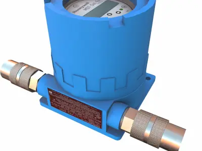 Honeywell Analytics Sat-Ex Transmitter Low Poly Low-poly 3D model