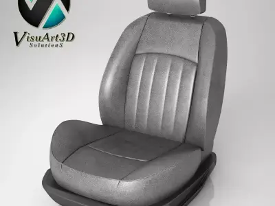Car Seat Mercedes CLS 3D model