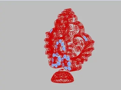 close  open  setting pendent  Low-poly 3D model