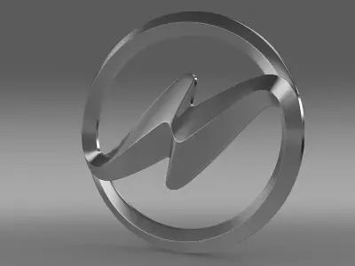 Higer logo 3D model