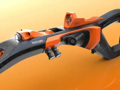 clerk 1 sci fi gun Low-poly 3D model