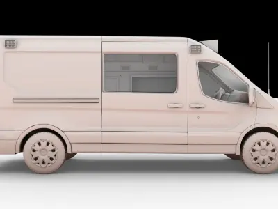 Transit 2014 medic 3D model