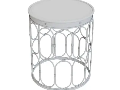Baxton Studio Aliya Modern and Contemporary Antique Gold Table 3D model