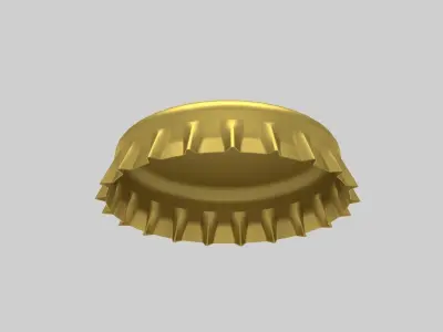 Cork Cap 3D model