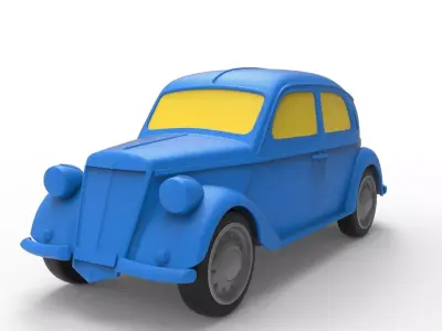 Lancia Ardea 1939 Classic Car 3D print model