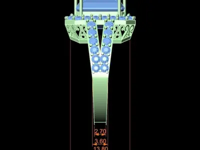 EMRELD CUTT RING 3D print model purchase