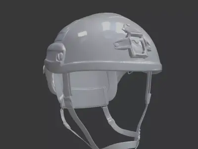 Military Helmet 3D Printable  3D print model