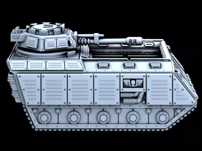 Apex Guardian Troop Transport Grim Dark style original Design 3D print model