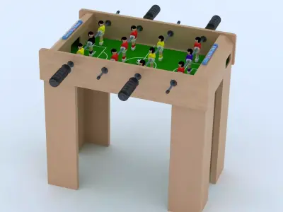 Football Table 3D model purchase