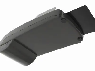 Universal Credit Card POS Terminal 01 3D model