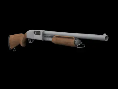 Shot Gun 3D model purchase