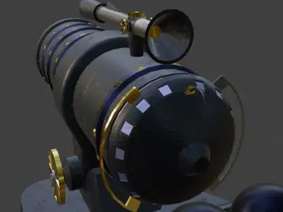 TD Tower 004 Low-poly 3D model