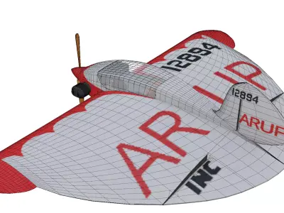 Arup S-2 Low-poly 3D model