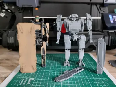 Humanoid Robot  HRX1 3D print model