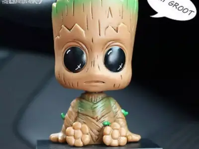 Groot phone holder - guardians of the galaxy 3D print model