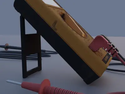 Multimeter Low-poly 3D model