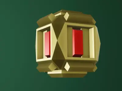 Game coin Free 3D model