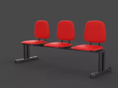 Longarina chair 03 3D model