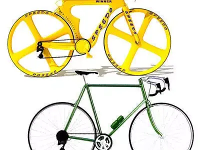 2 Bicycles Models 3D model