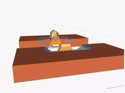 AT solar power tower 1B 3D model