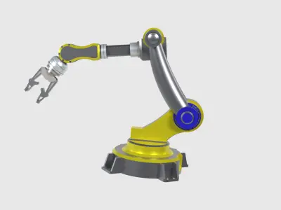 Robotic arm machine  3D model