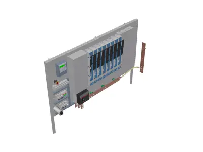 Distribution board for transformer station Free 3D model
