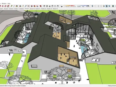 Sketchup Kindergarten 119 3D model