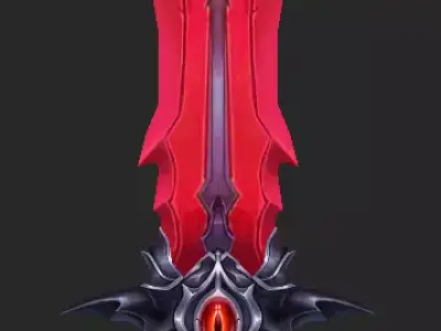 Pack With 30 Fantasy Swords - Part 16 Low-poly 3D model