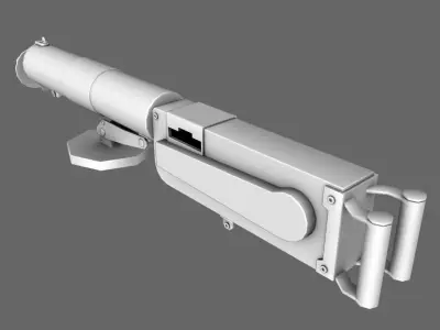 German Mashine Gun MG 08 Free 3D model