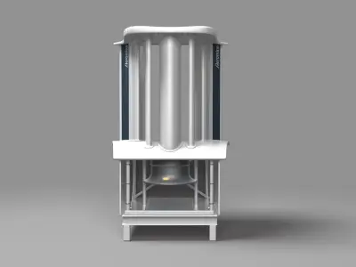 Aeromine wind turbine 3D model