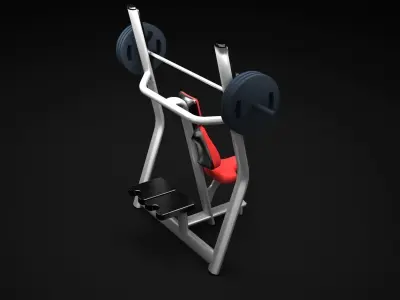 Bench Vertical 3D model