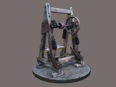 splitter wood 3D model