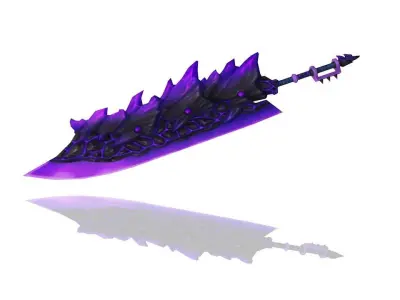 Volcano King Sword Low-poly 3D model