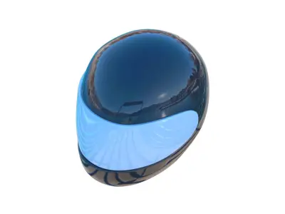 Bike Helmet 3D model shop
