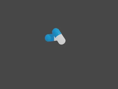 3D Model of Medical Capsule Low-poly 3D model